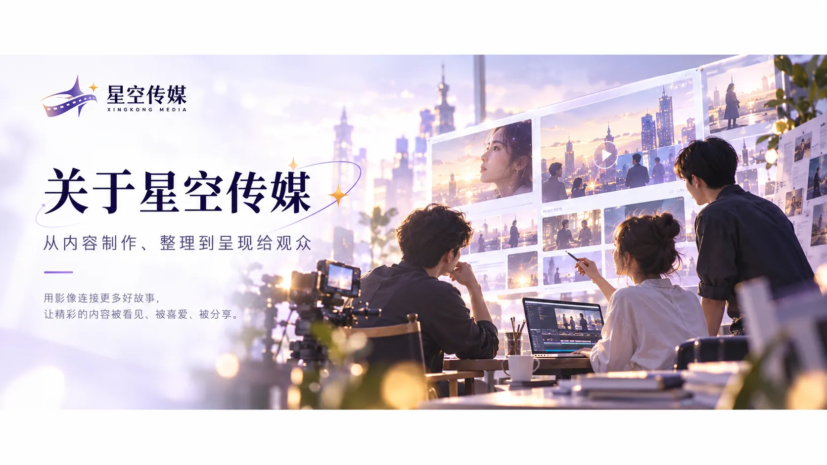 星空传媒品牌信息视觉图